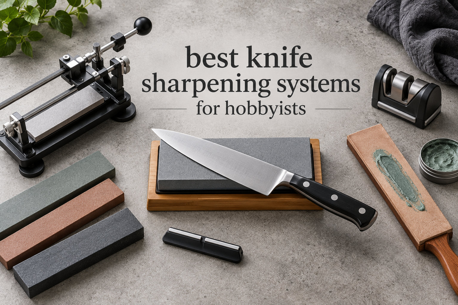 best knife sharpening systems for hobbyists