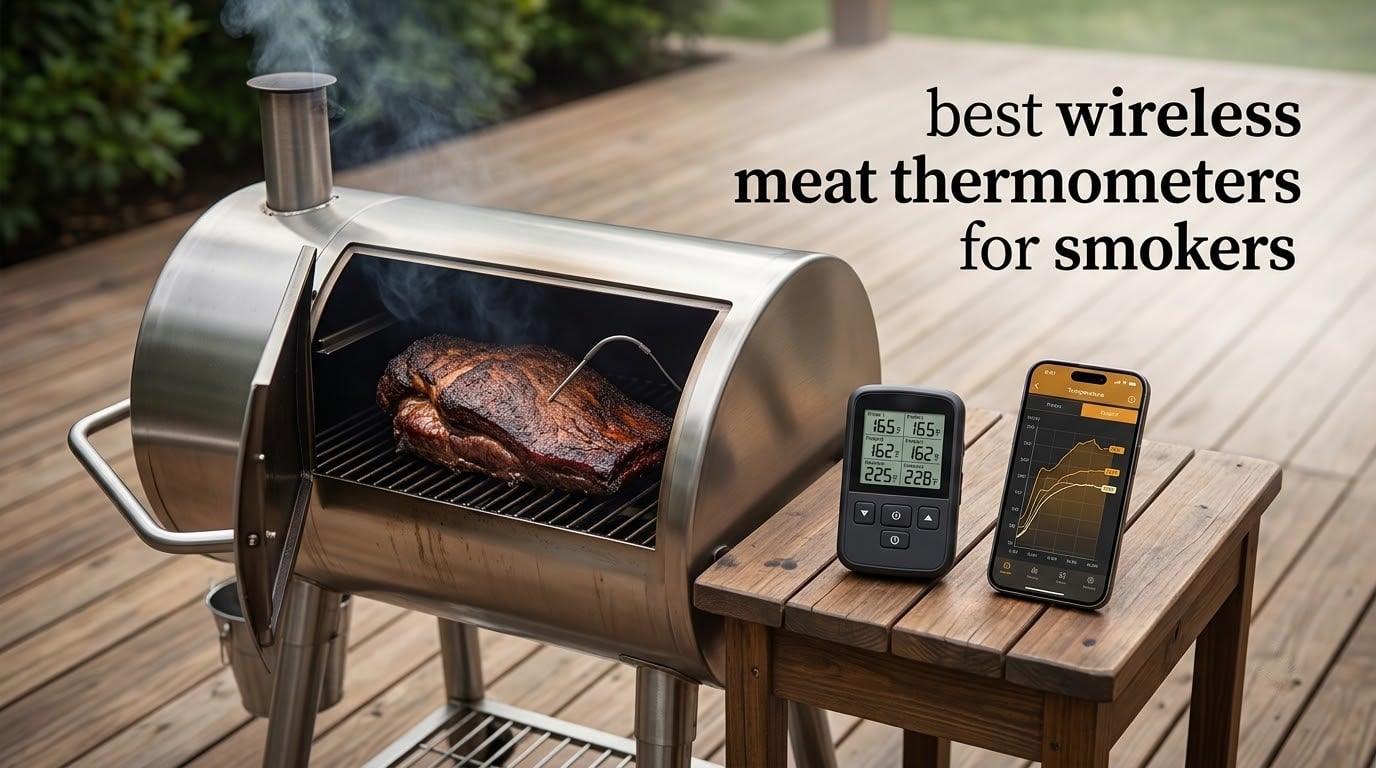 best wireless meat thermometers for smokers