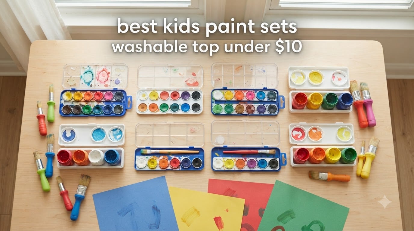 best kids paint sets washable top under $10