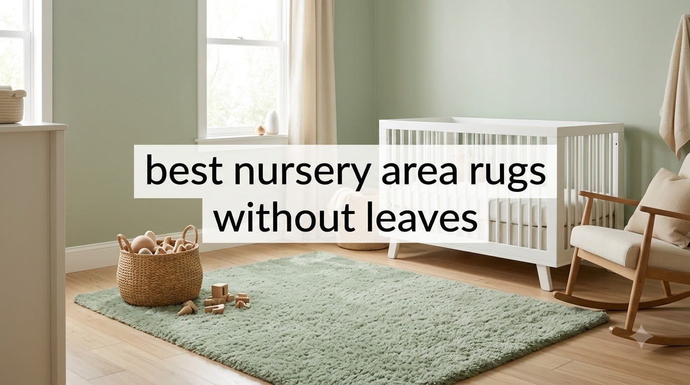 best nursery area rugs without leaves