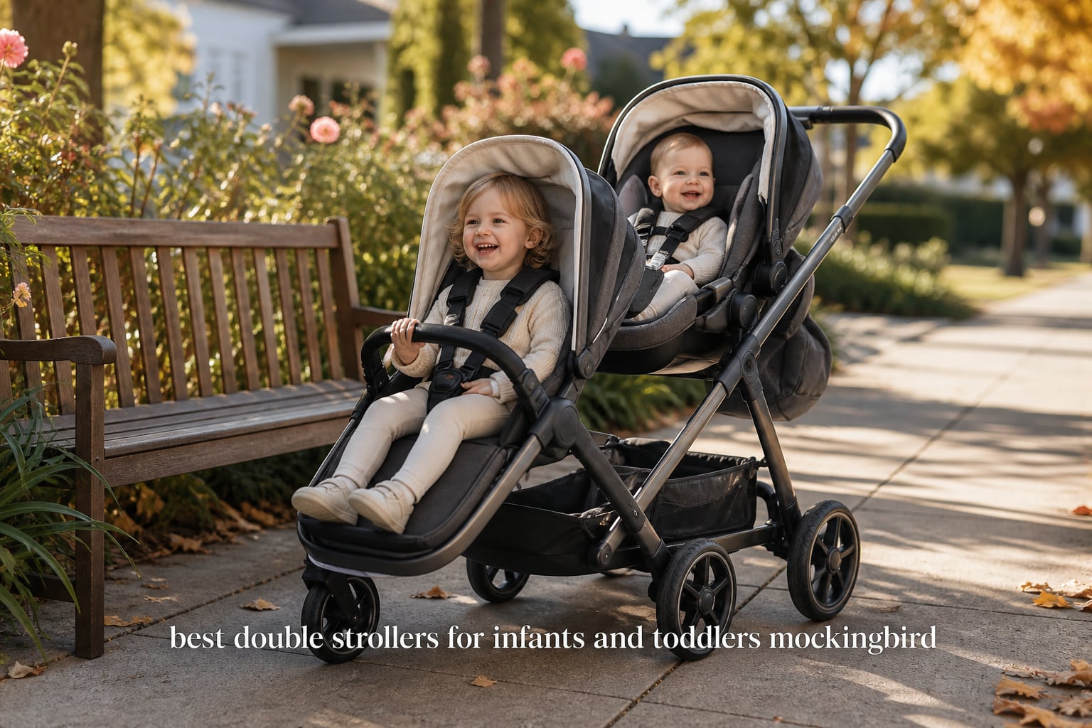 best double strollers for infants and toddlers mockingbird