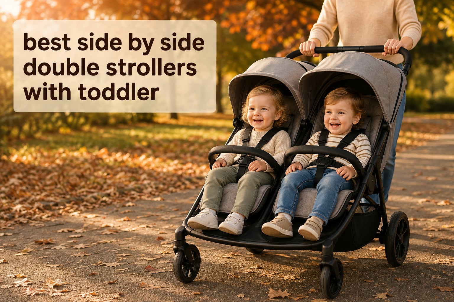 best side by side double strollers with toddler