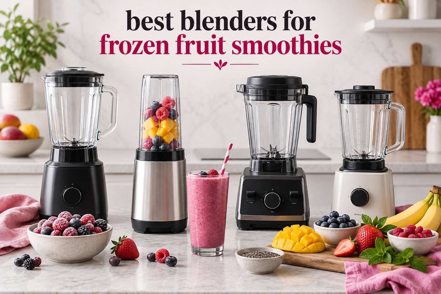 best blenders for frozen fruit smoothies