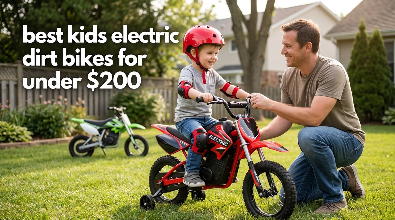 best kids electric dirt bikes for under $200