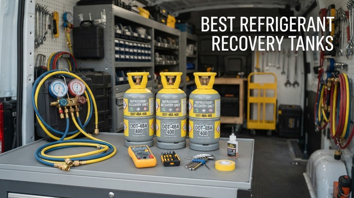 best refrigerant recovery tanks
