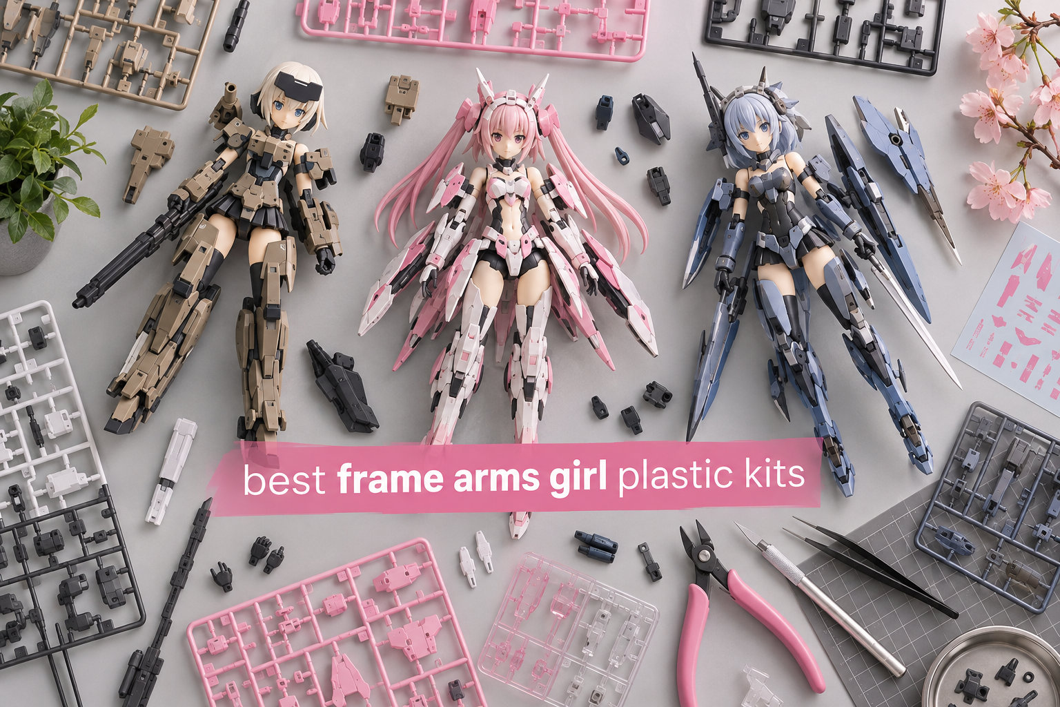 best frame arms girl plastic kits