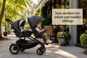 best strollers for infant and toddler siblings