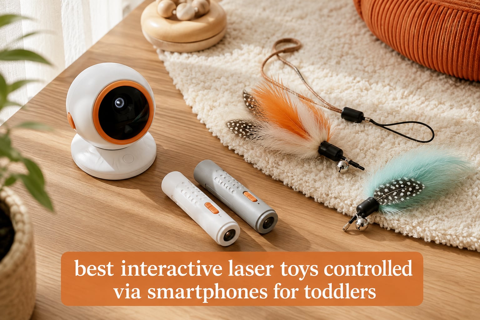 best interactive laser toys controlled via smartphones for toddlers