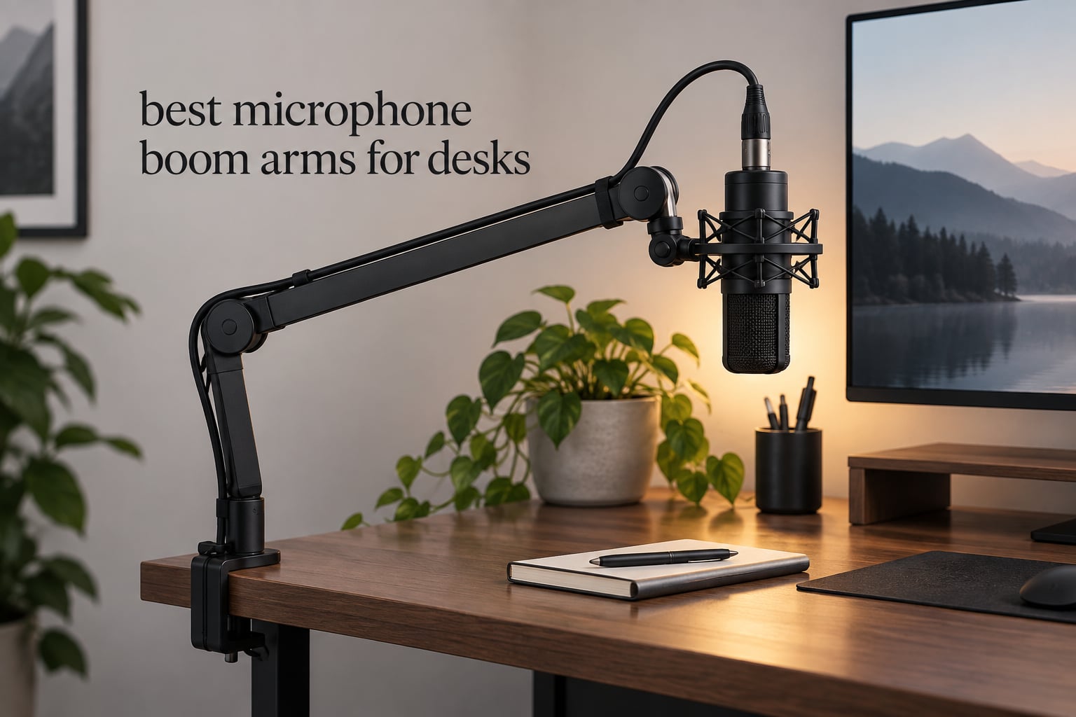 best microphone boom arms for desks