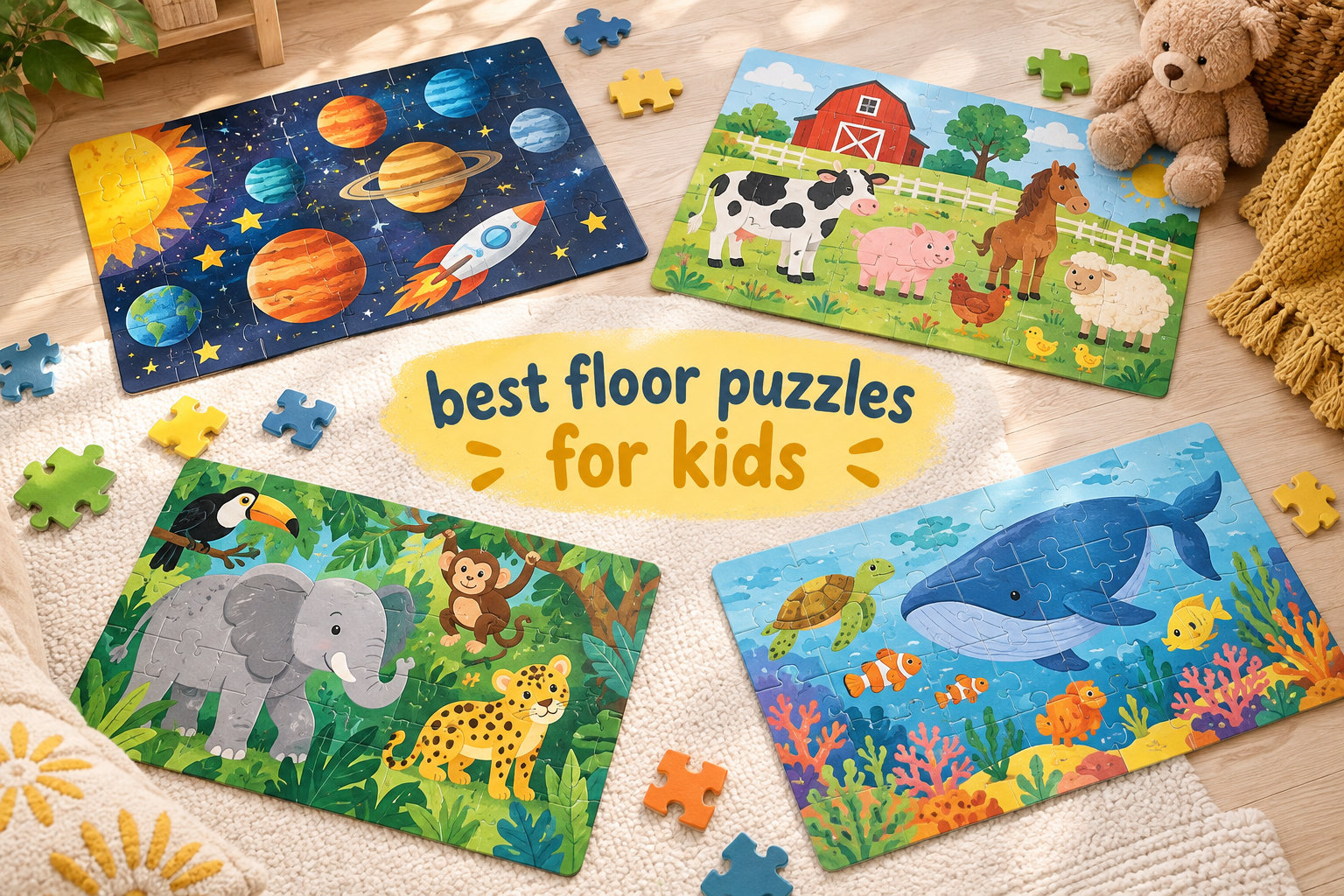 best floor puzzles for kids