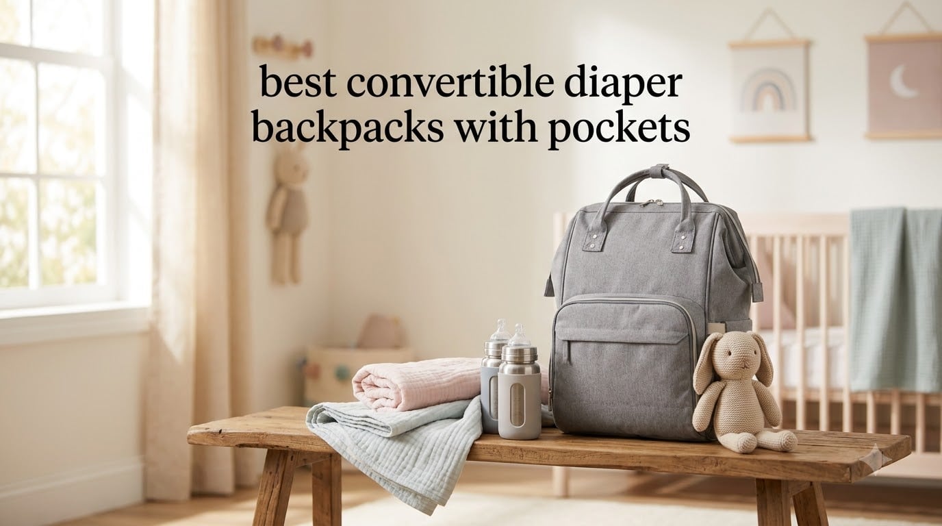 best convertible diaper backpacks with pockets
