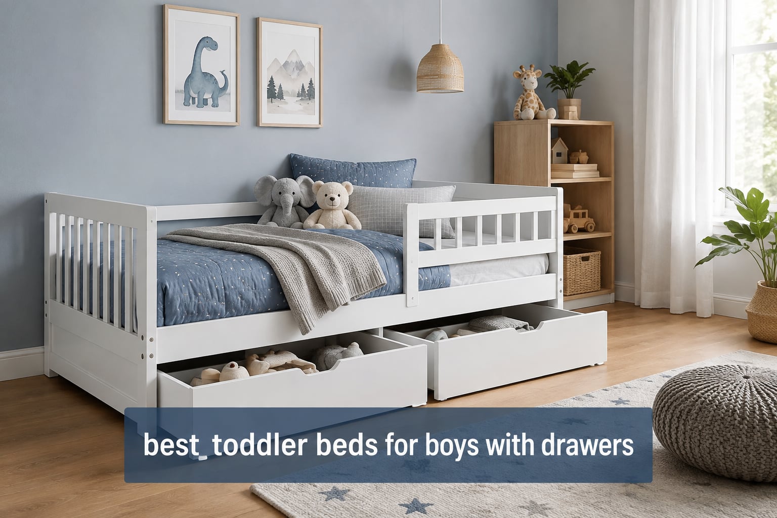 best toddler beds for boys with drawers