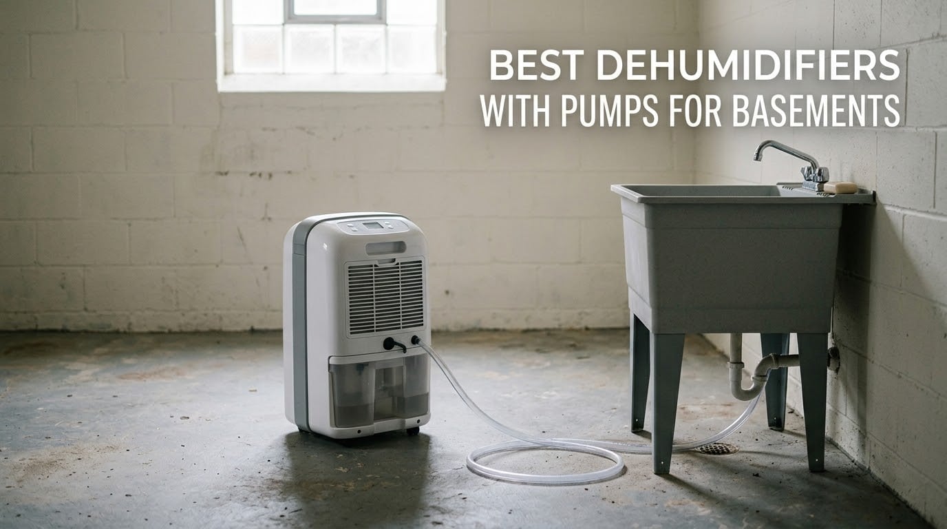 best dehumidifiers with pumps for basements