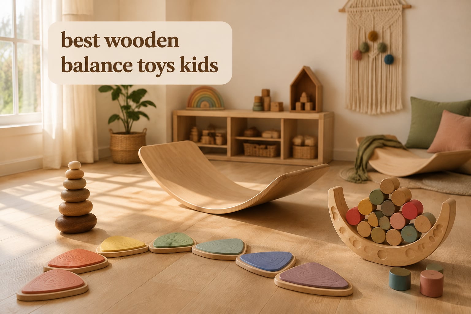 best wooden balance toys kids