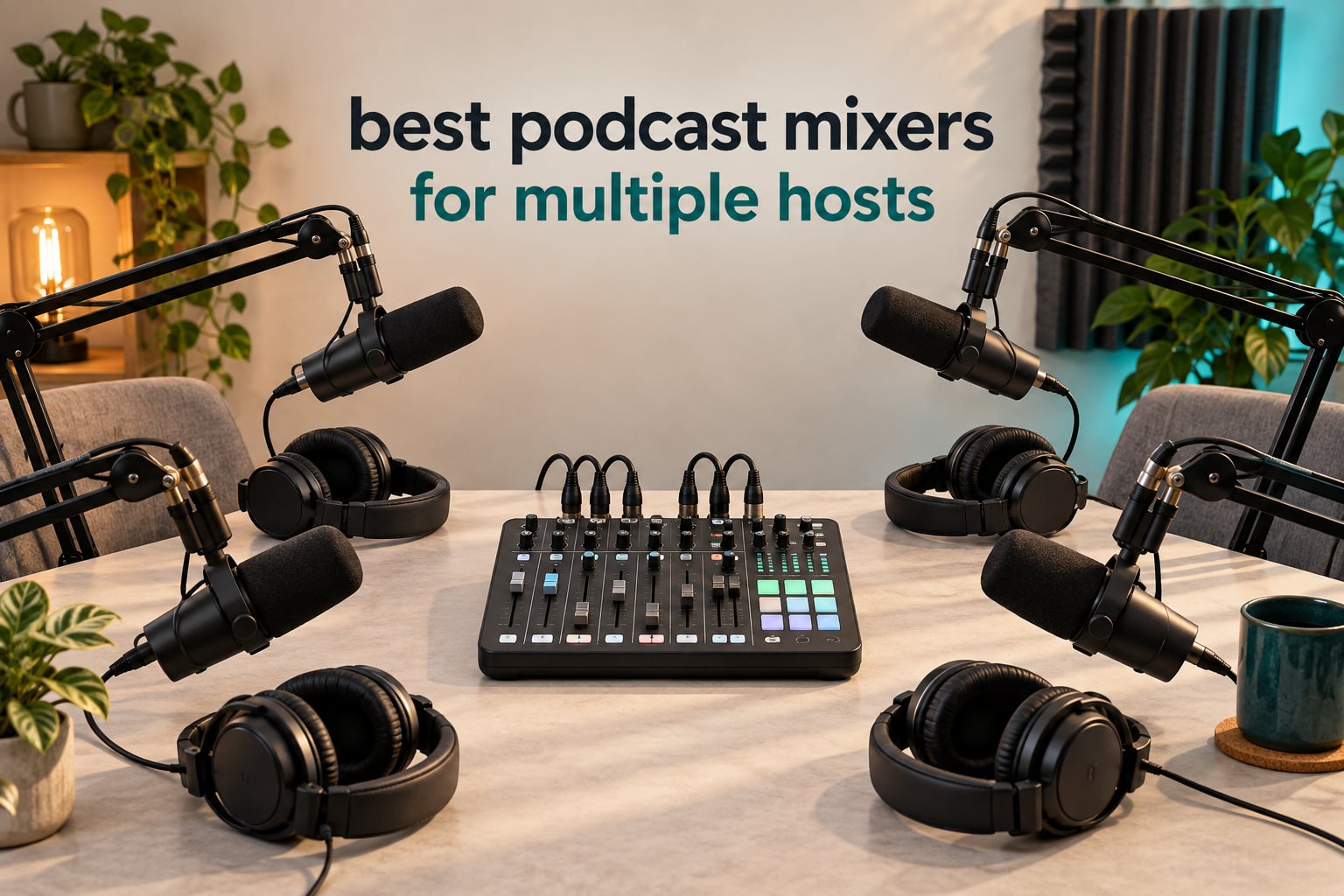 best podcast mixers for multiple hosts