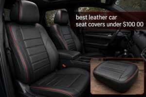 best leather car seat covers under $100 00