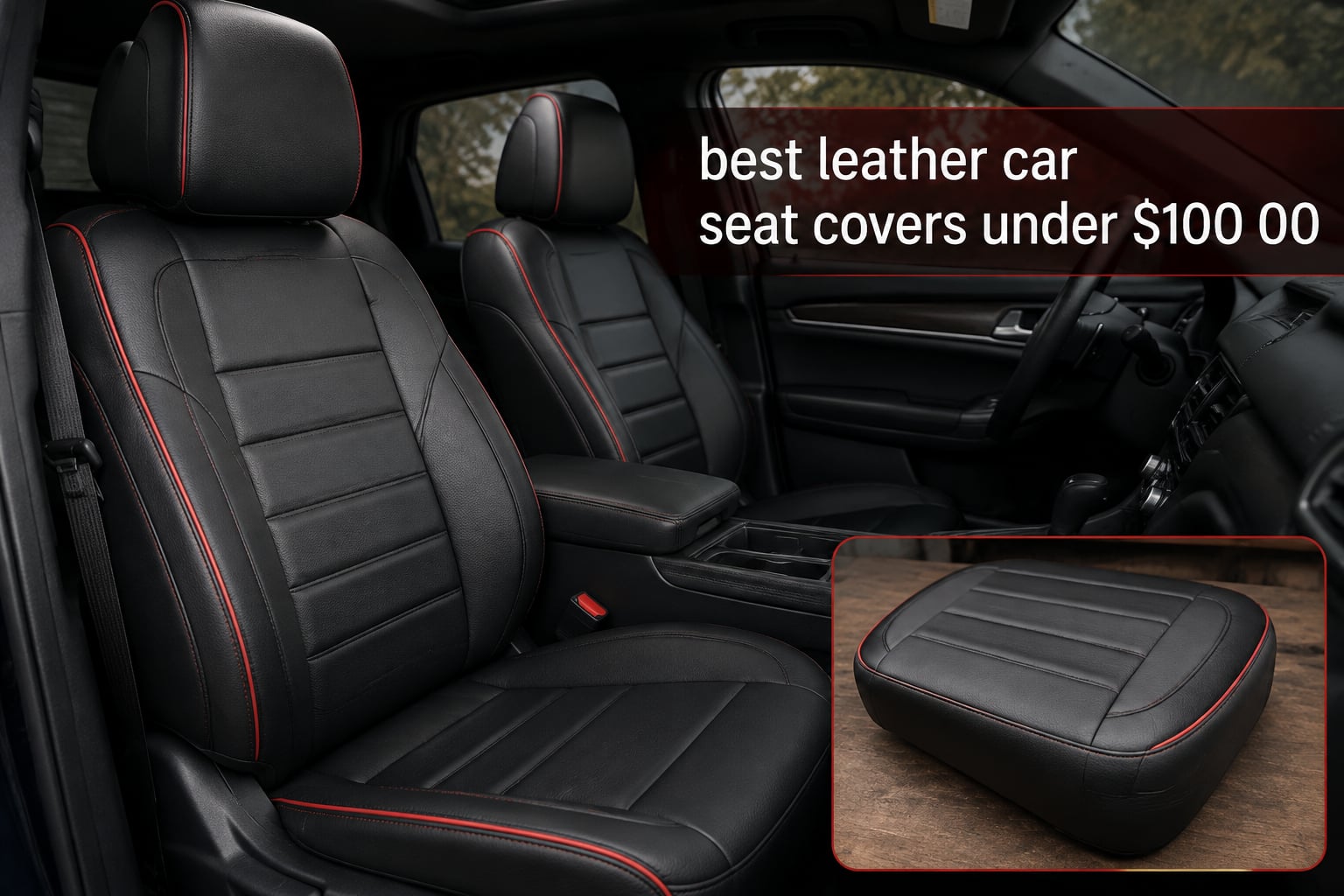 best leather car seat covers under $100 00