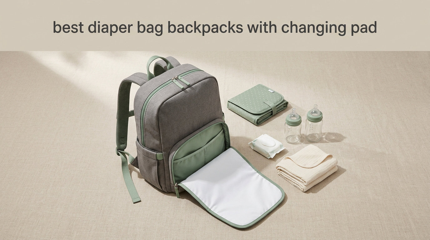 best diaper bag backpacks with changing pad