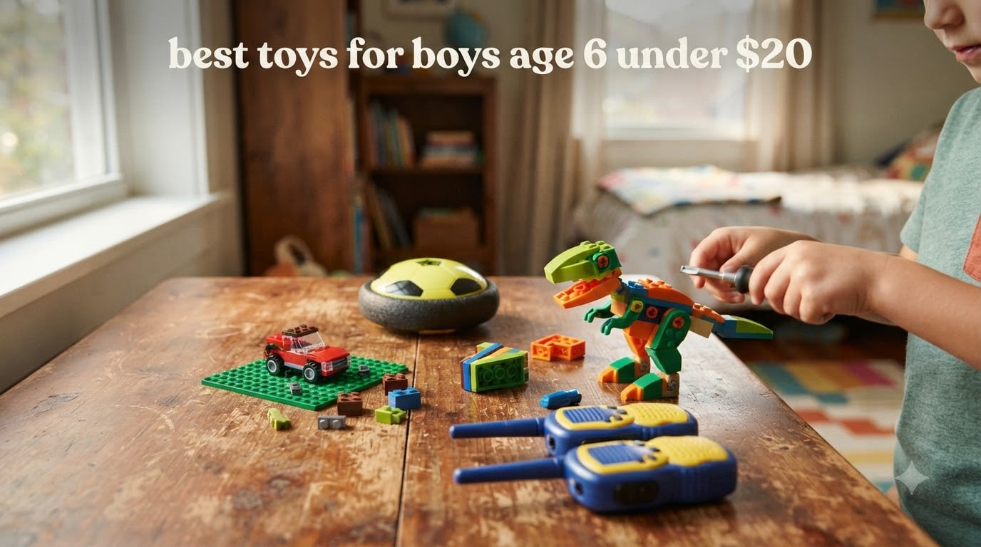 best toys for boys age 6 under $20