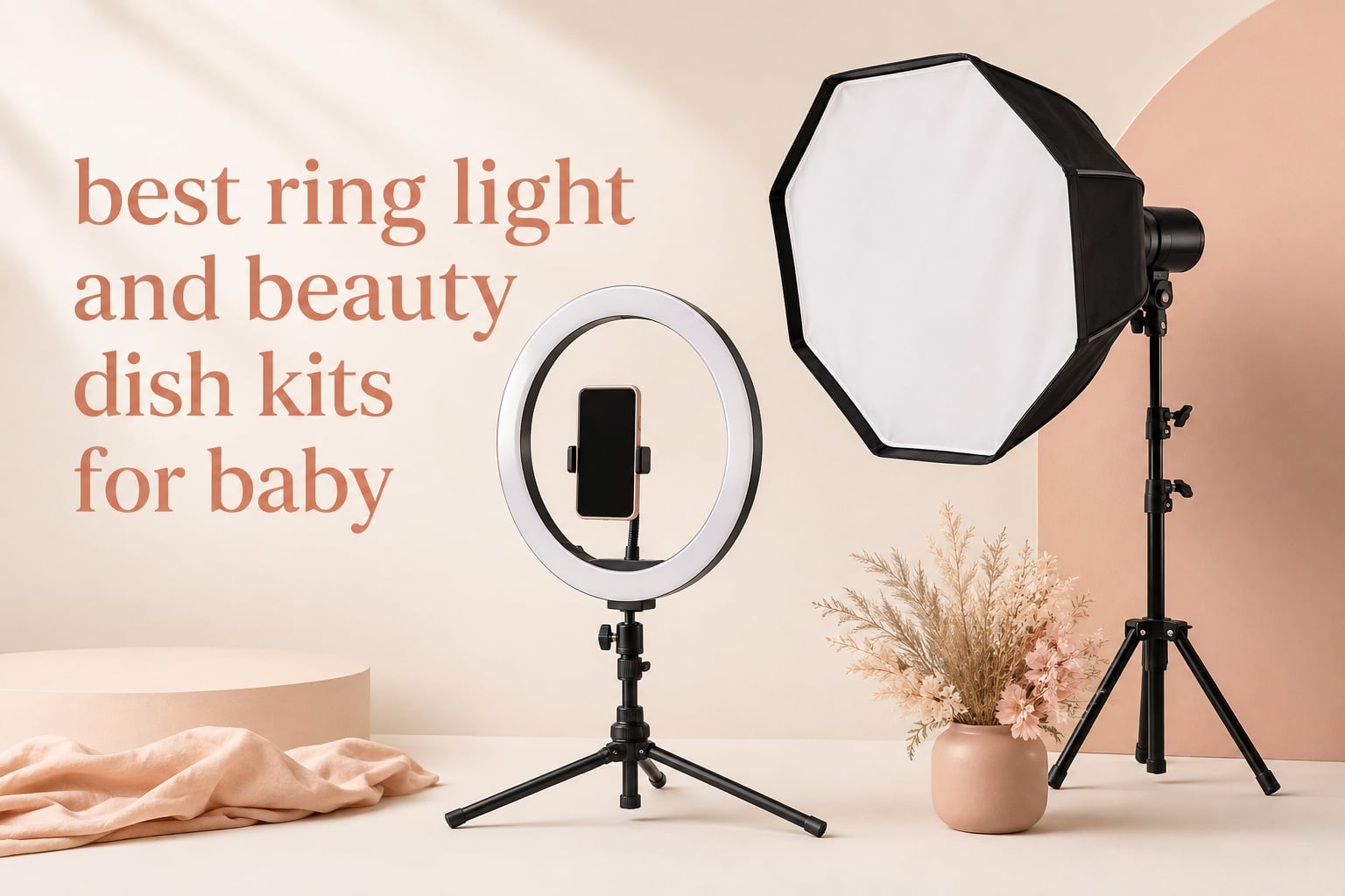 best ring light and beauty dish kits for baby