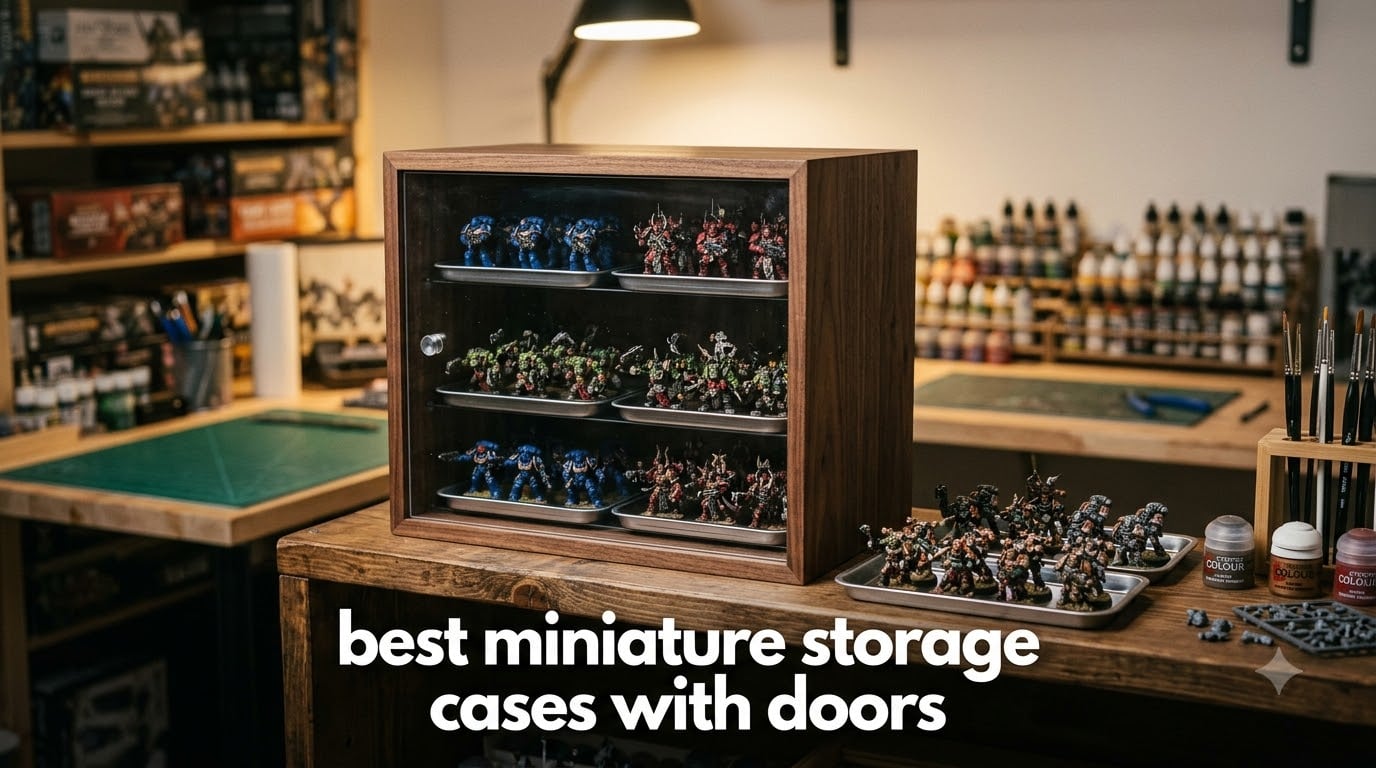 best miniature storage cases with doors