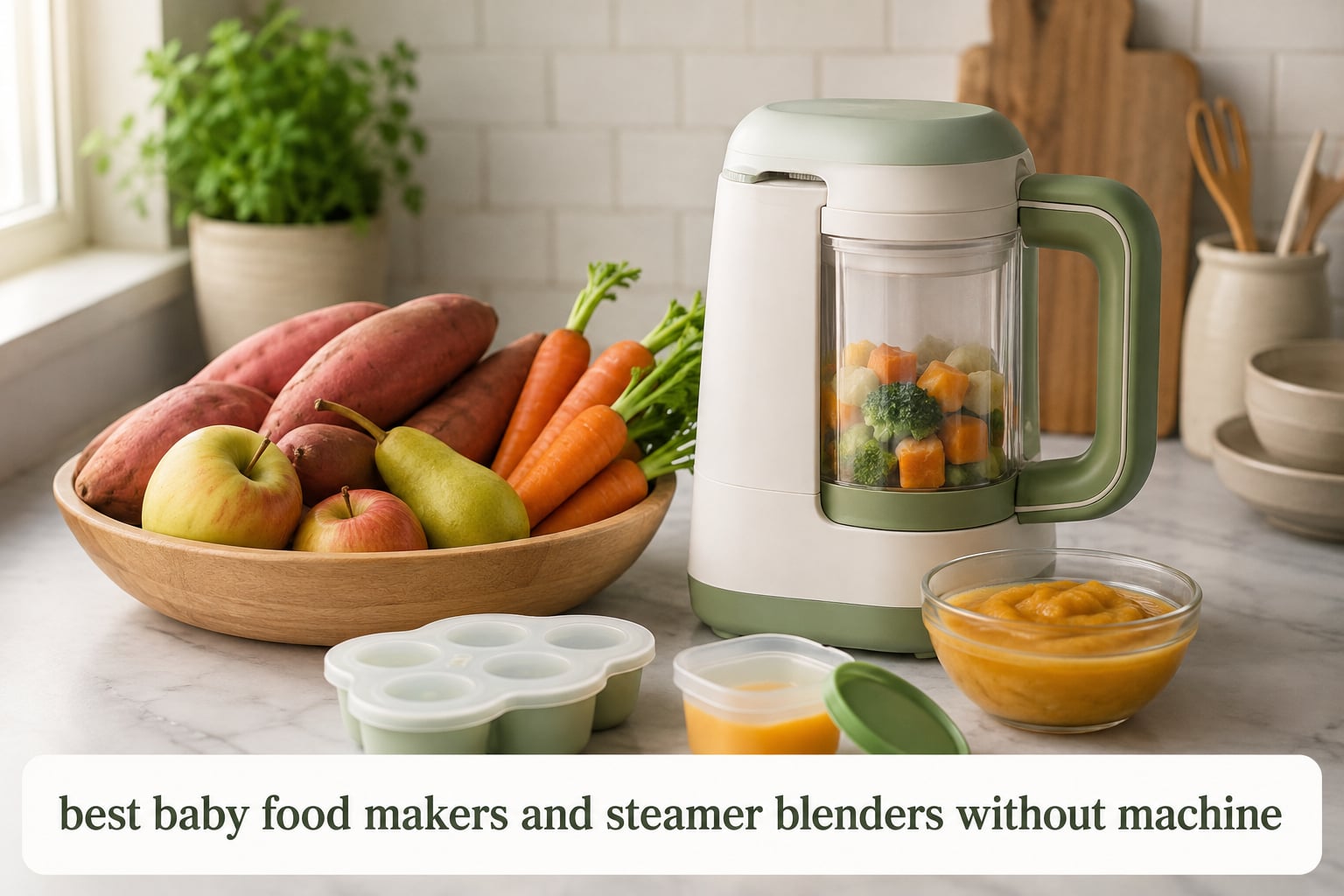 best baby food makers and steamer blenders without machine
