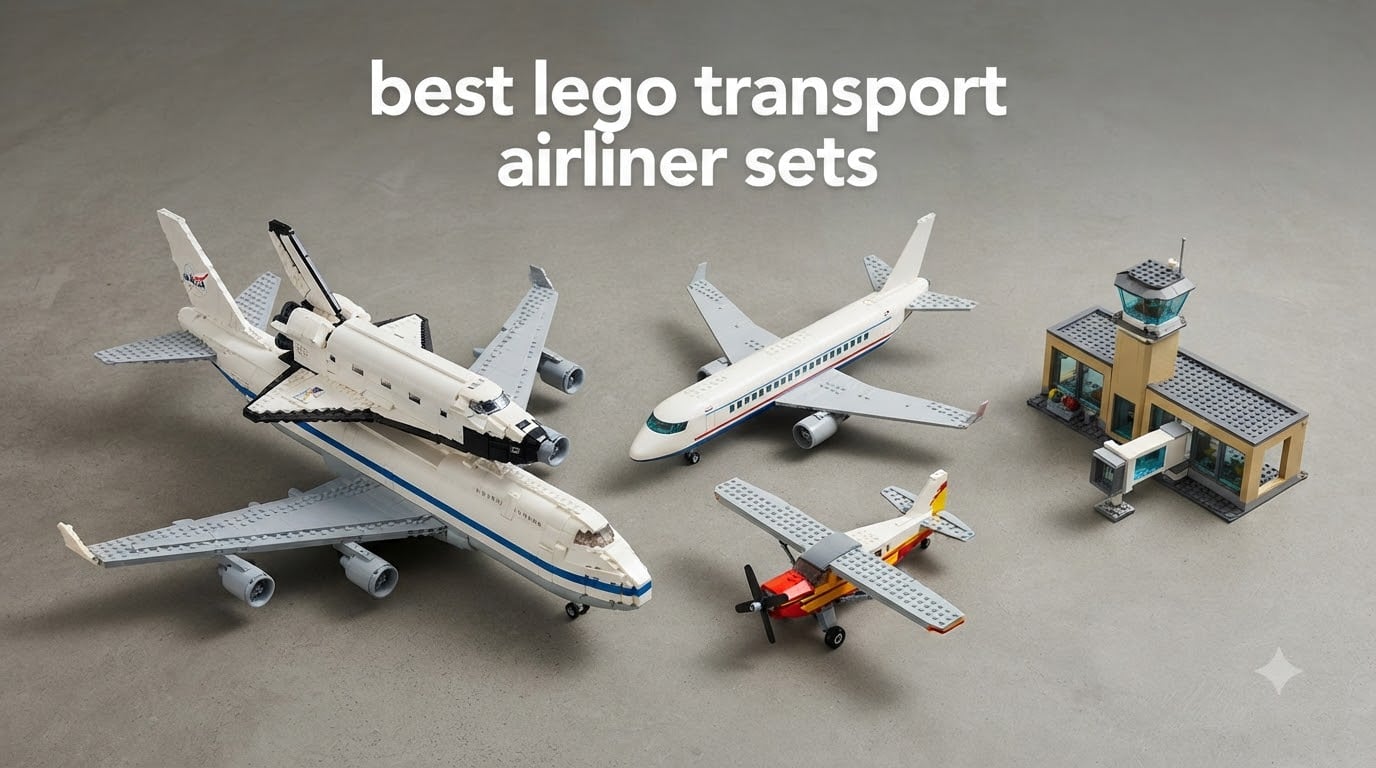 best lego transport airliner sets