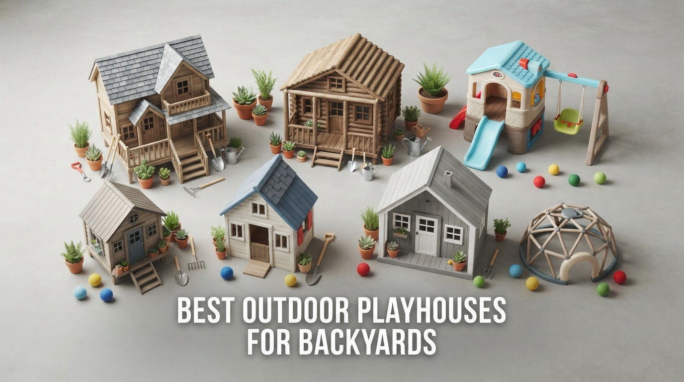 best outdoor playhouses for backyards