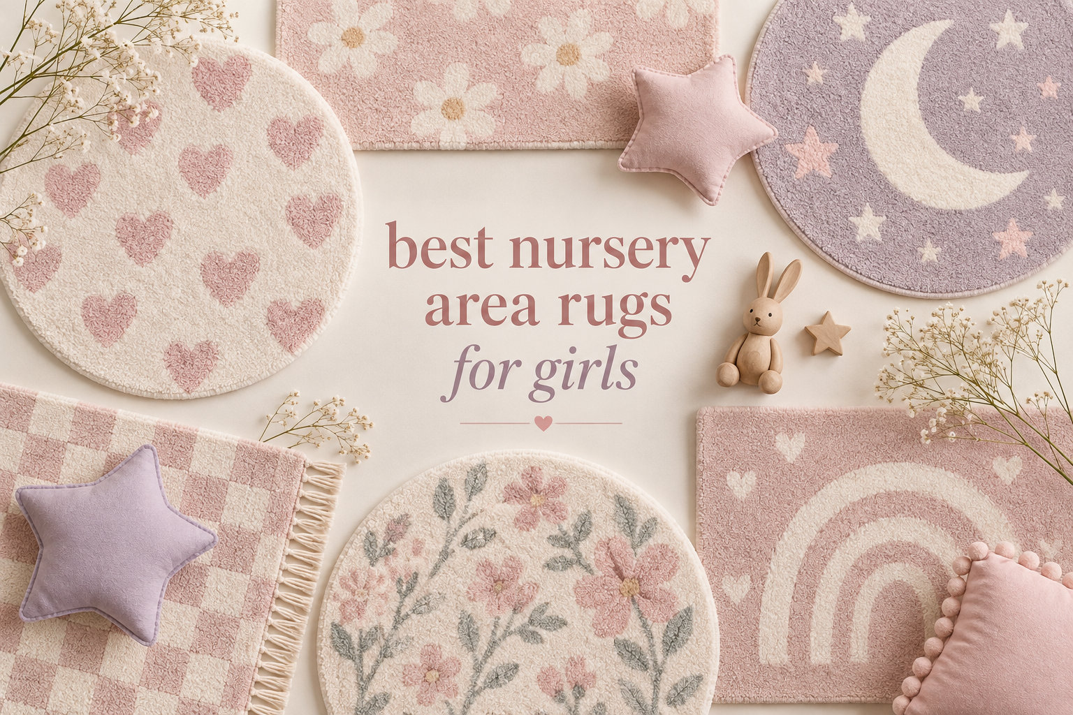 best nursery area rugs for girls
