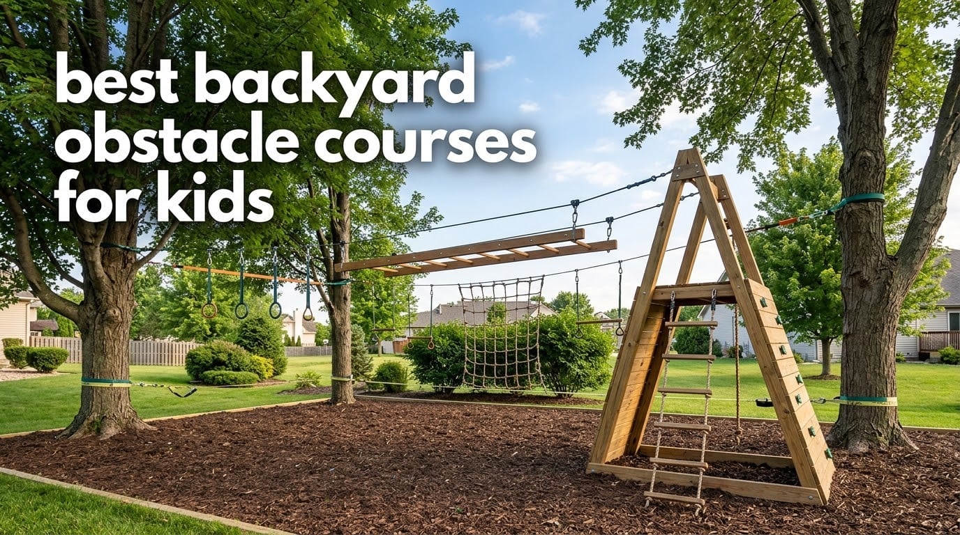 best backyard obstacle courses for kids