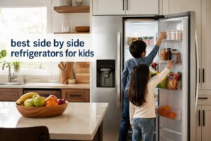 best side by side refrigerators for kids