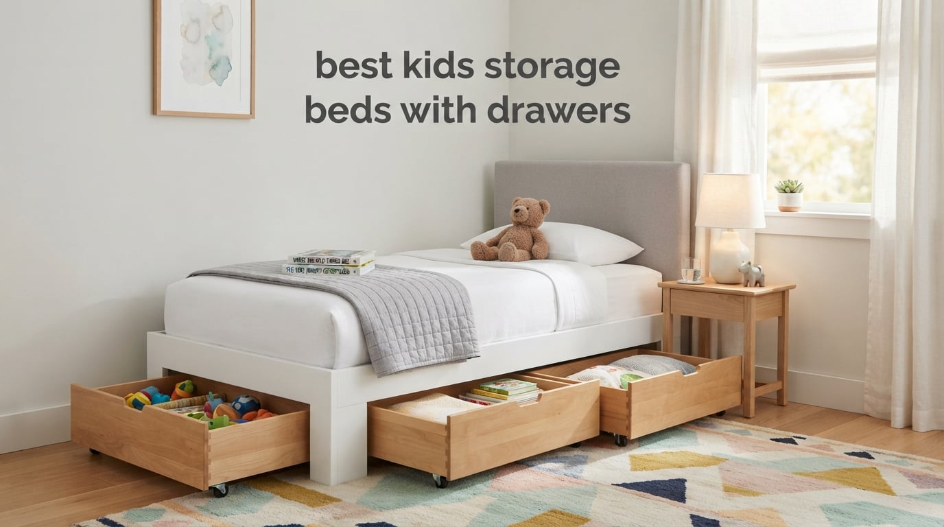 best kids storage beds with drawers