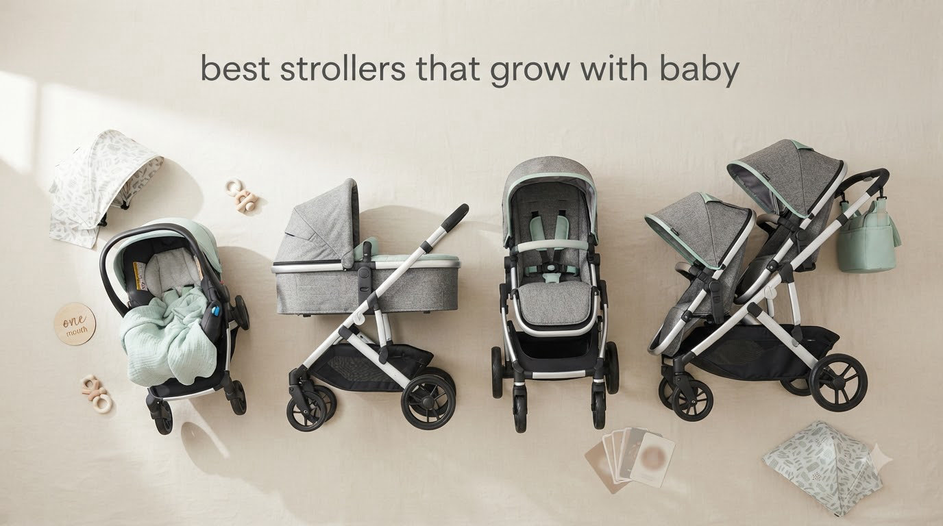 best strollers that grow with baby