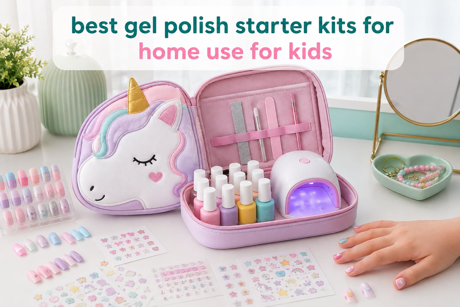 best gel polish starter kits for home use for kids