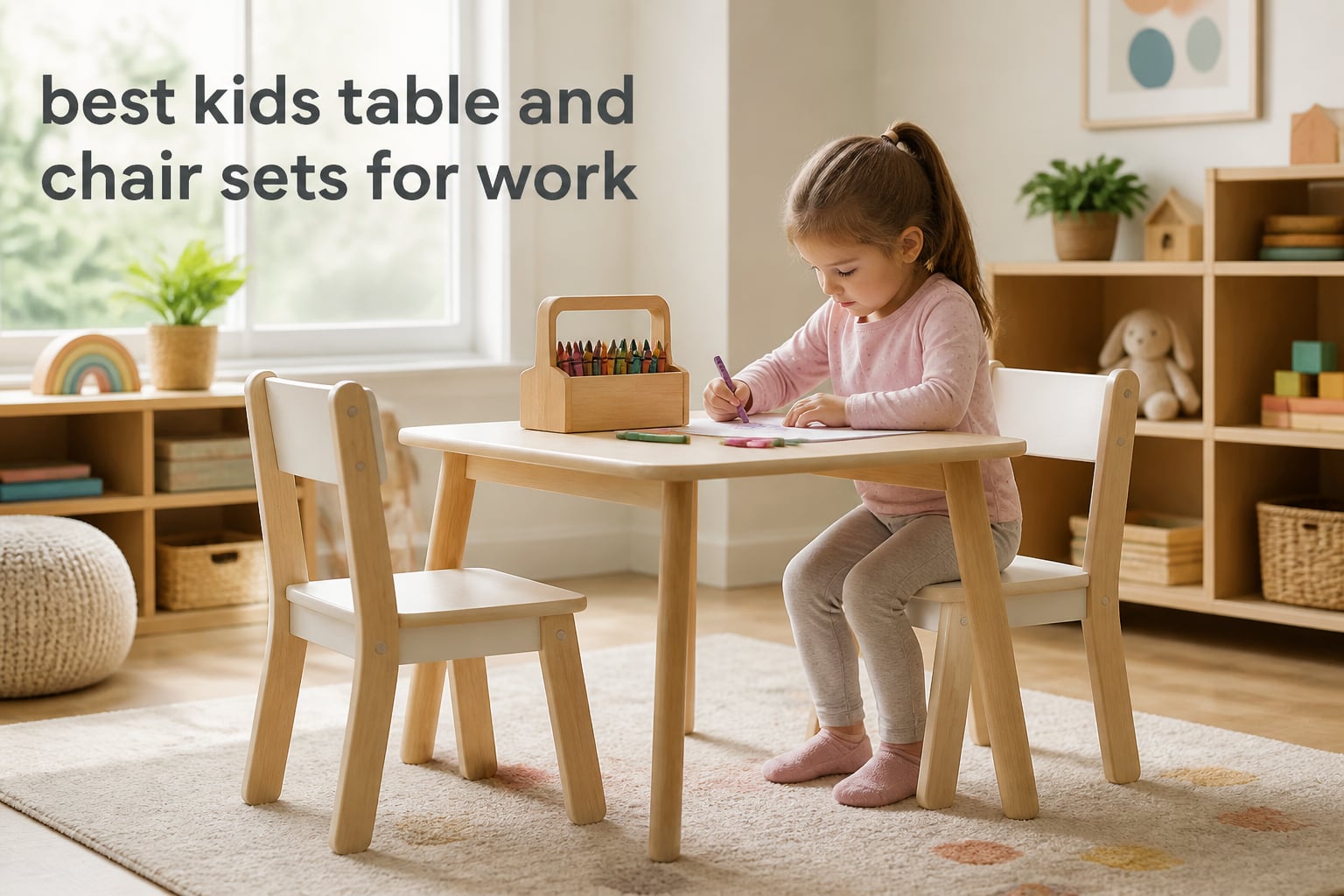 best kids table and chair sets for work