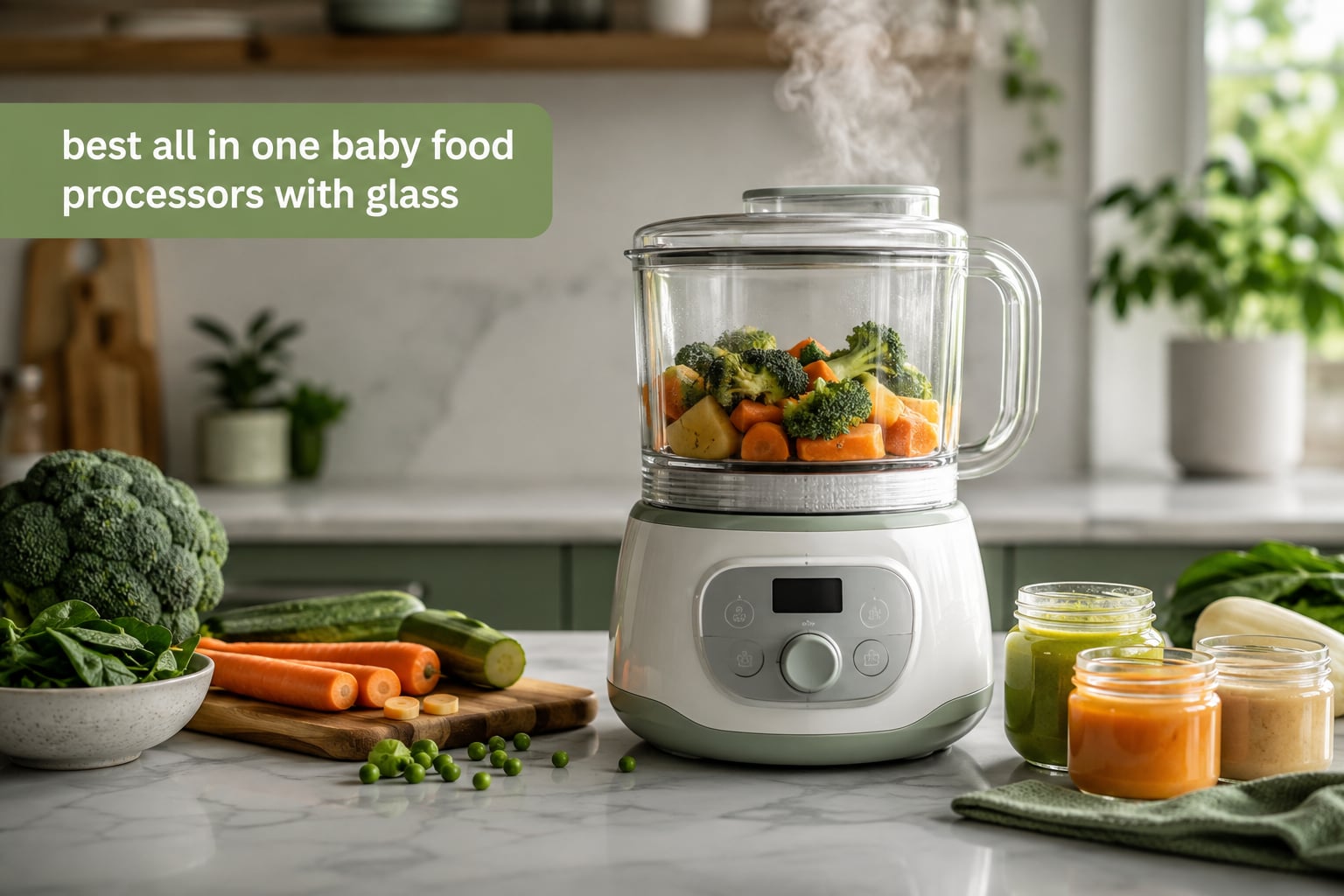 best all in one baby food processors with glass