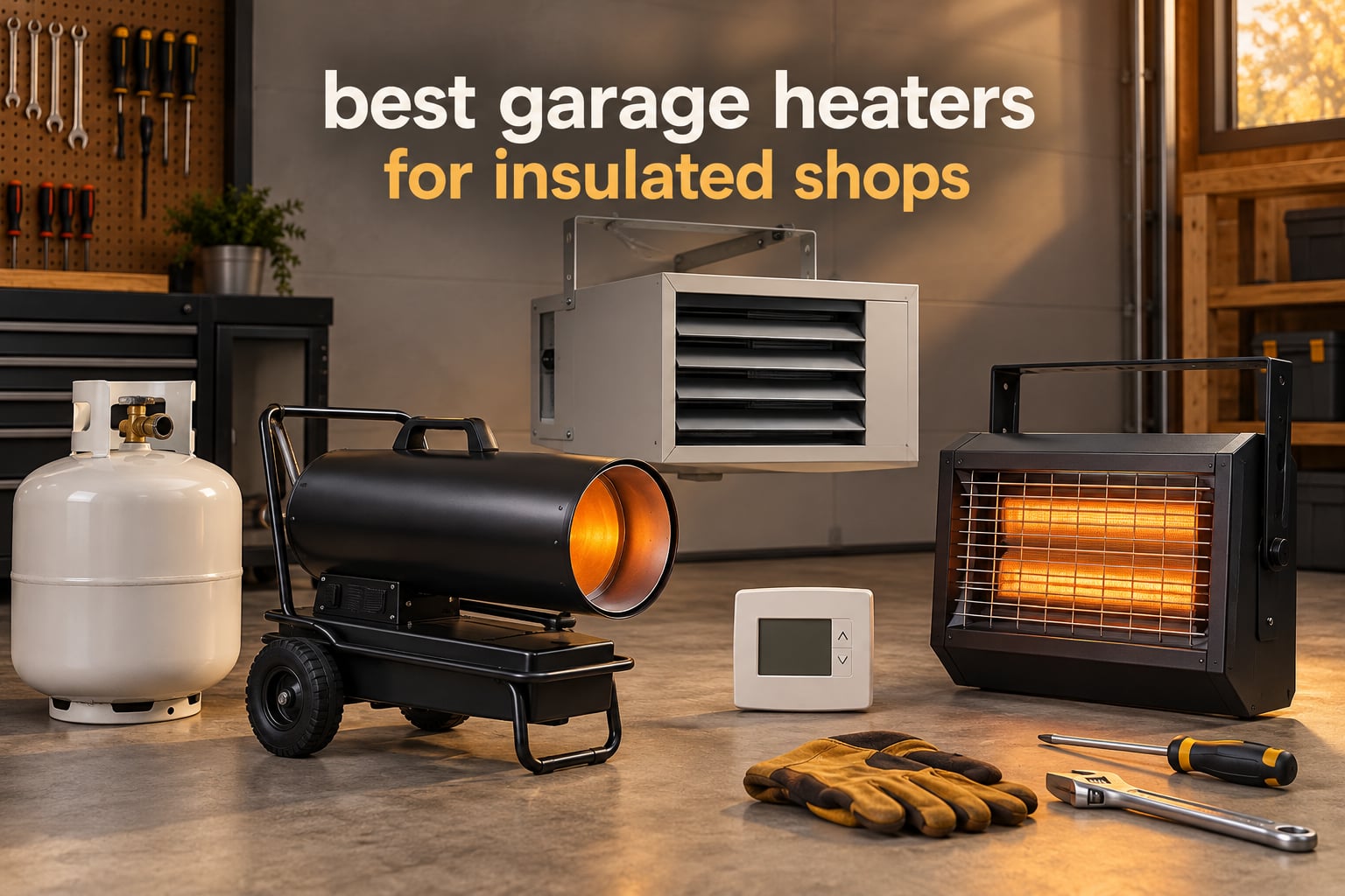 best garage heaters for insulated shops