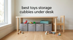 best toys storage cubbies under desk
