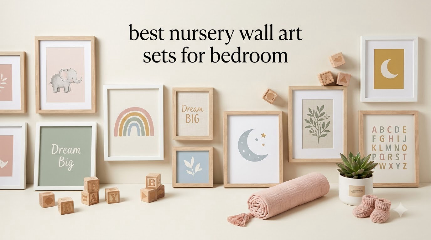 best nursery wall art sets for bedroom