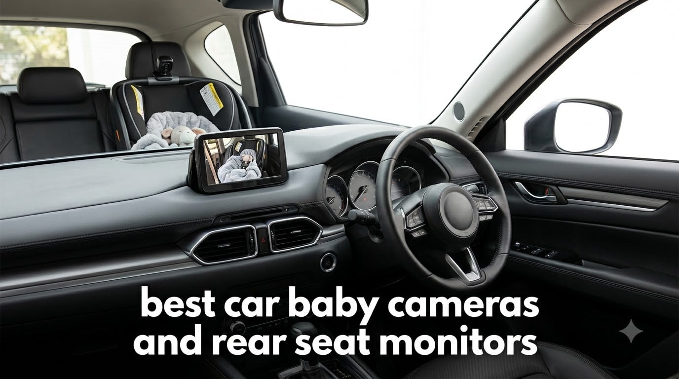 best car baby cameras and rear seat monitors
