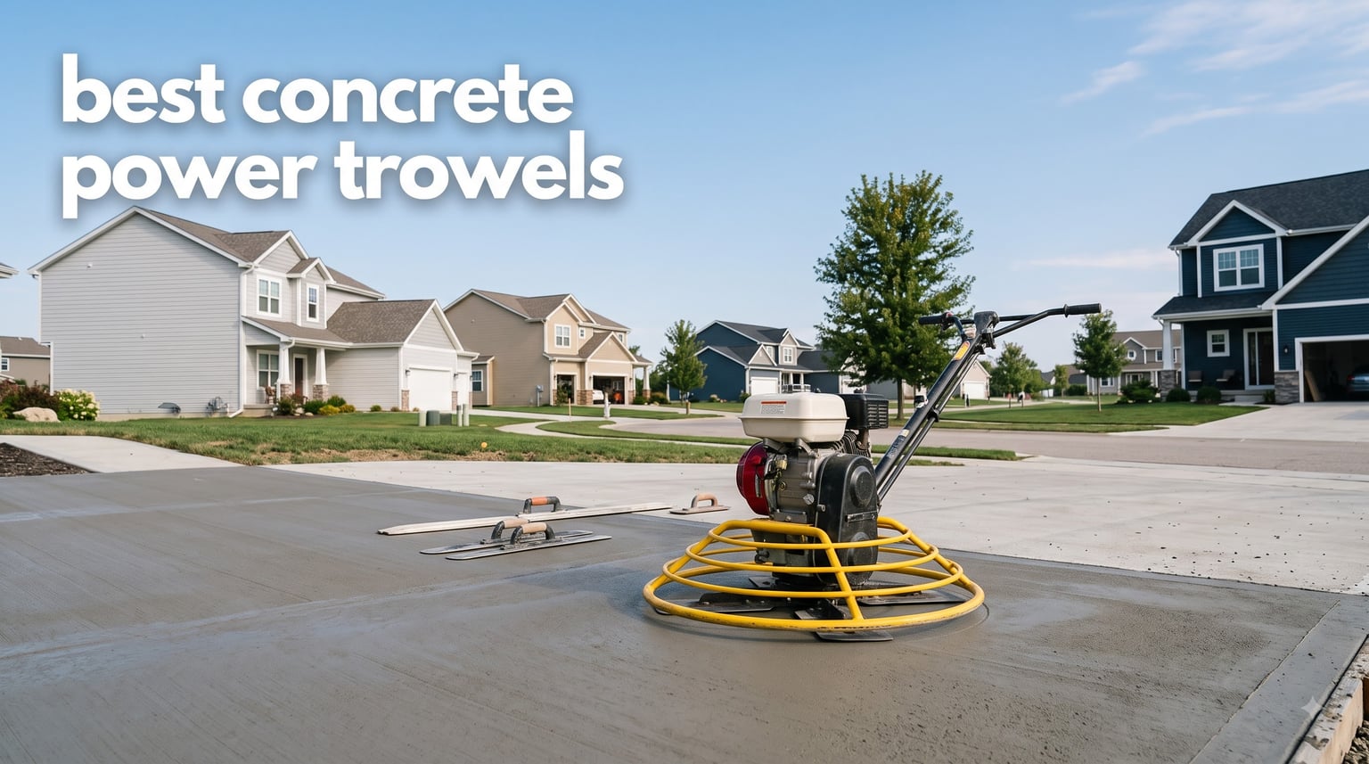 best concrete power trowels