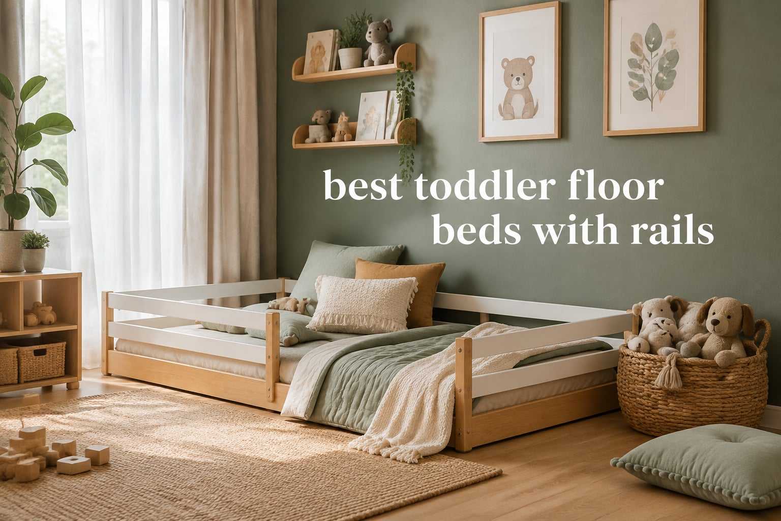 best toddler floor beds with rails