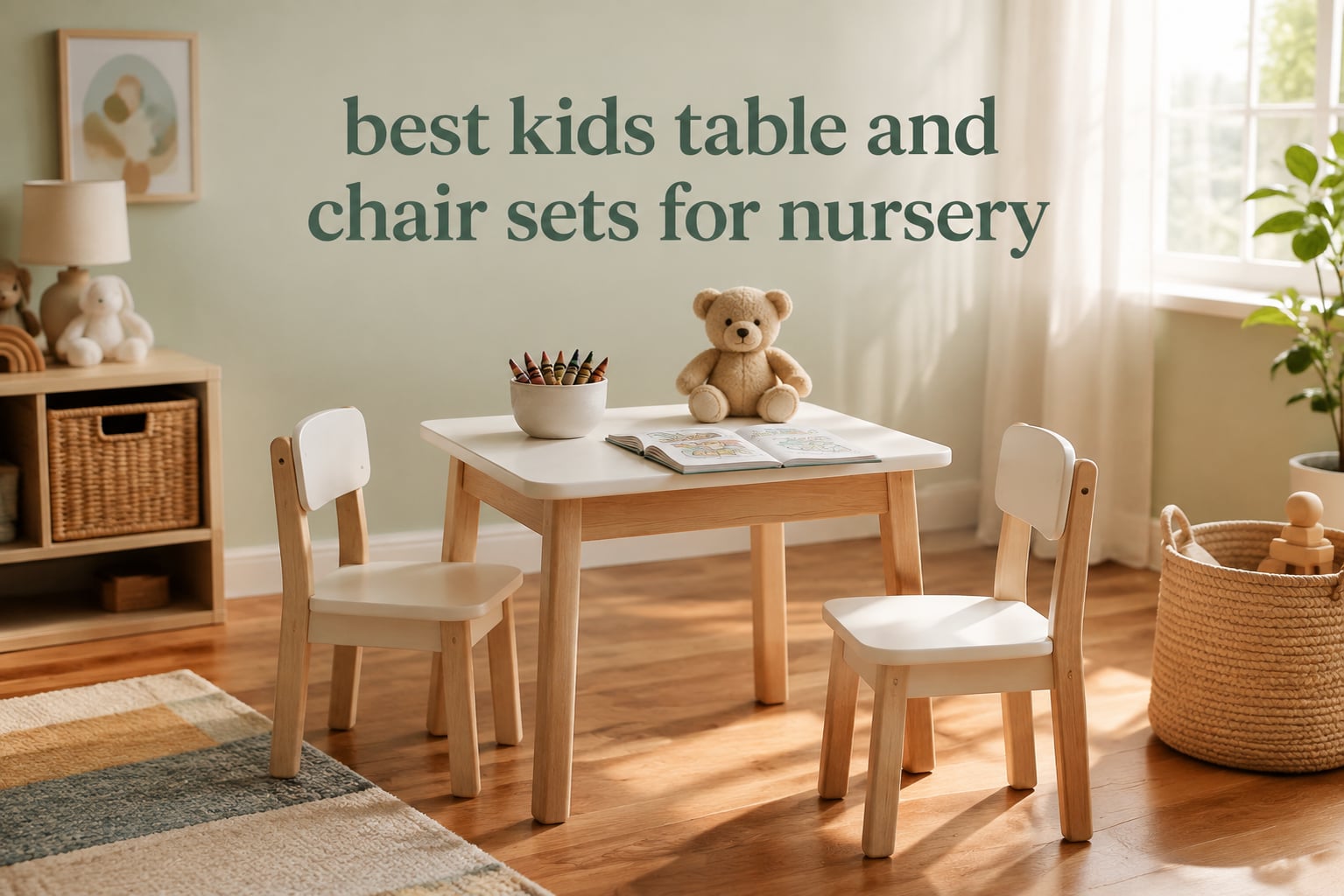 best kids table and chair sets for nursery