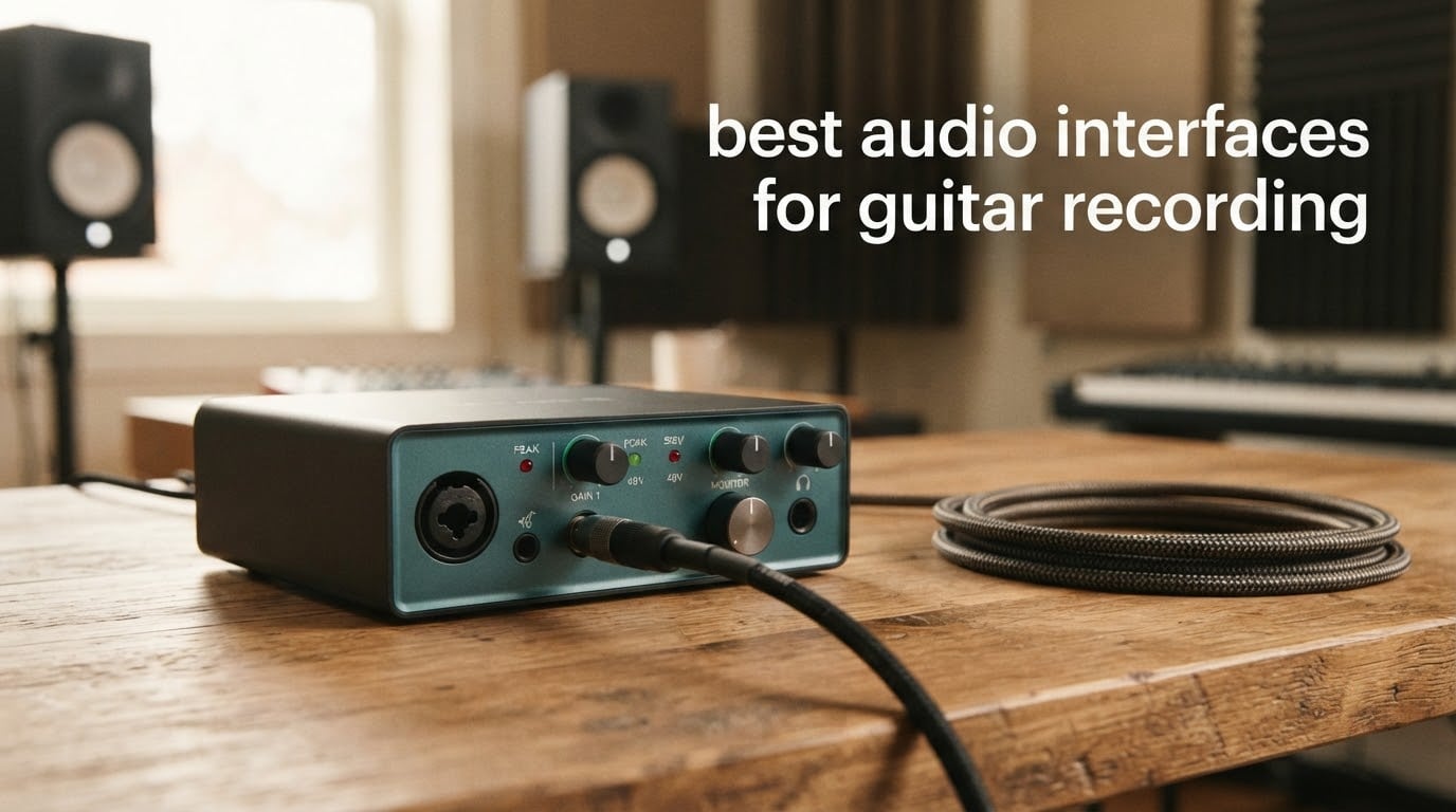 best audio interfaces for guitar recording