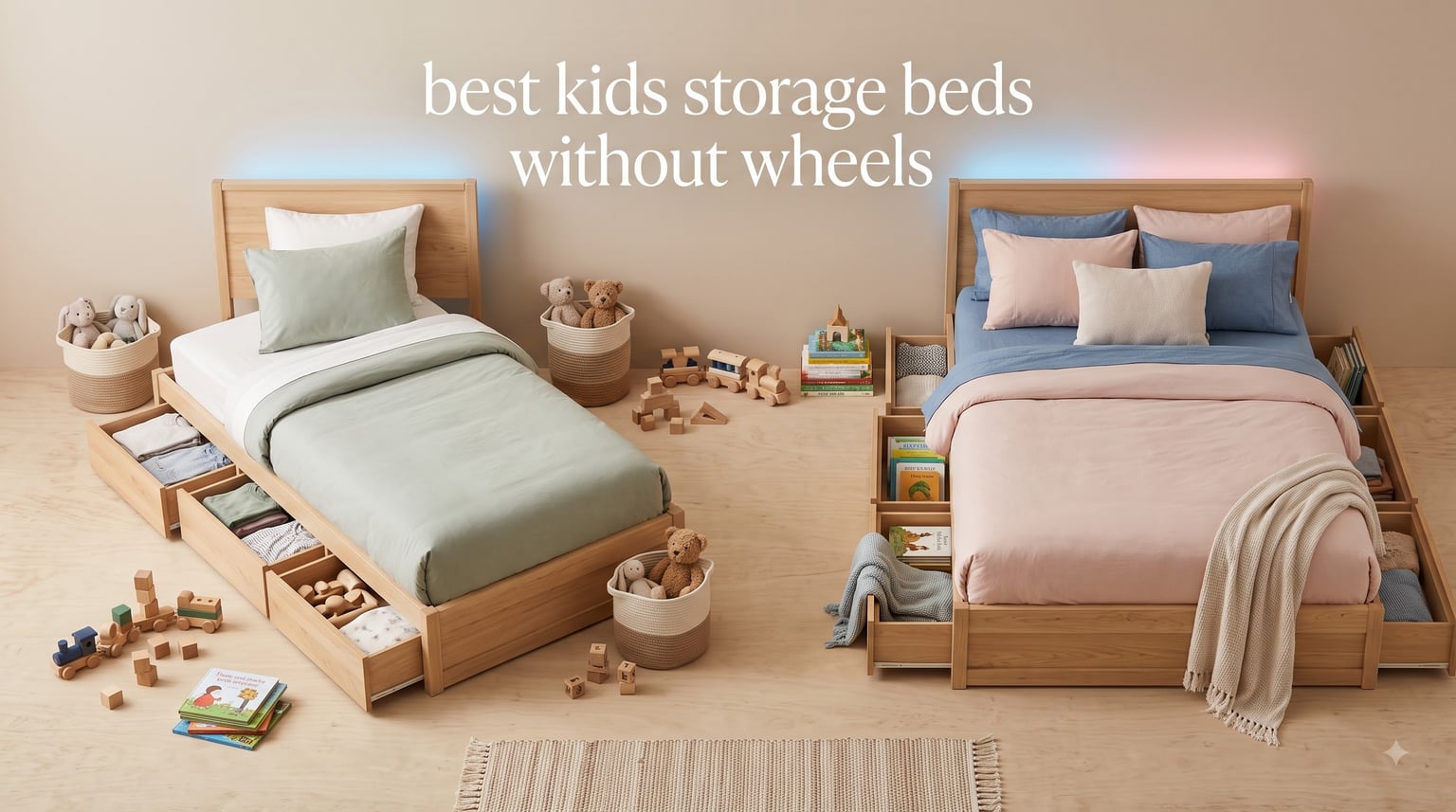 best kids storage beds without wheels