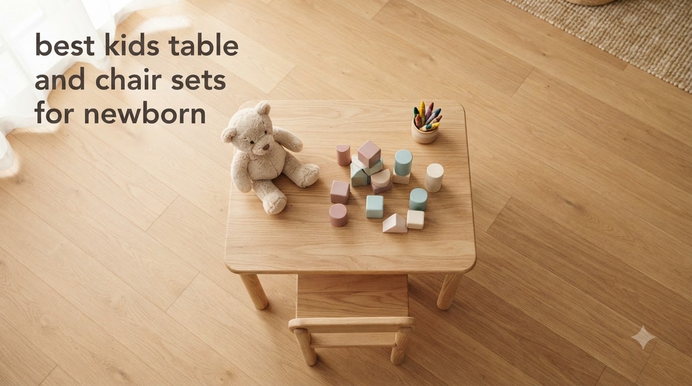 best kids table and chair sets for newborn