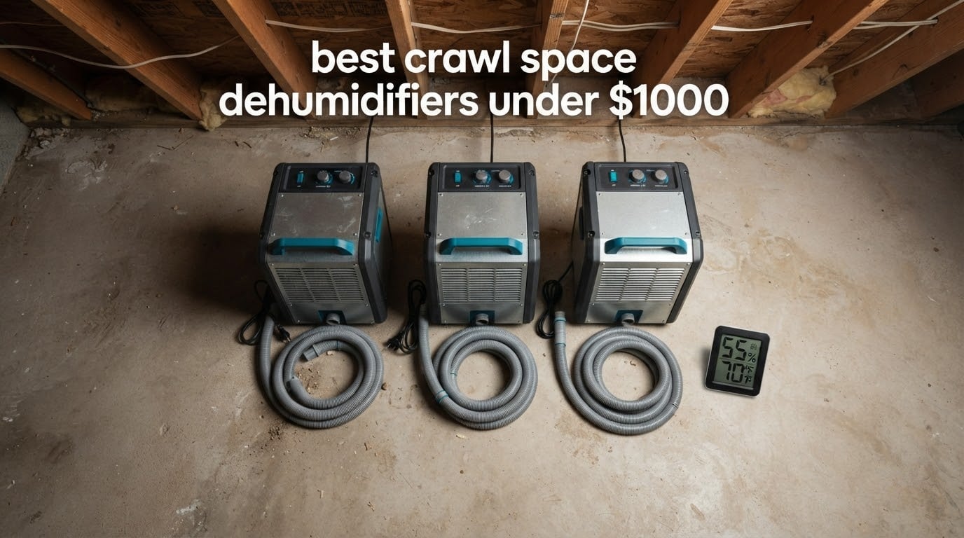 best crawl space dehumidifiers under $1000