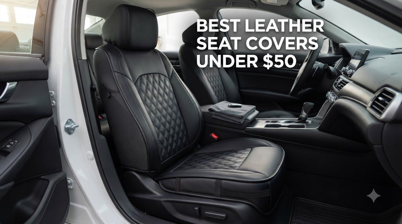 best leather car seat covers under $50