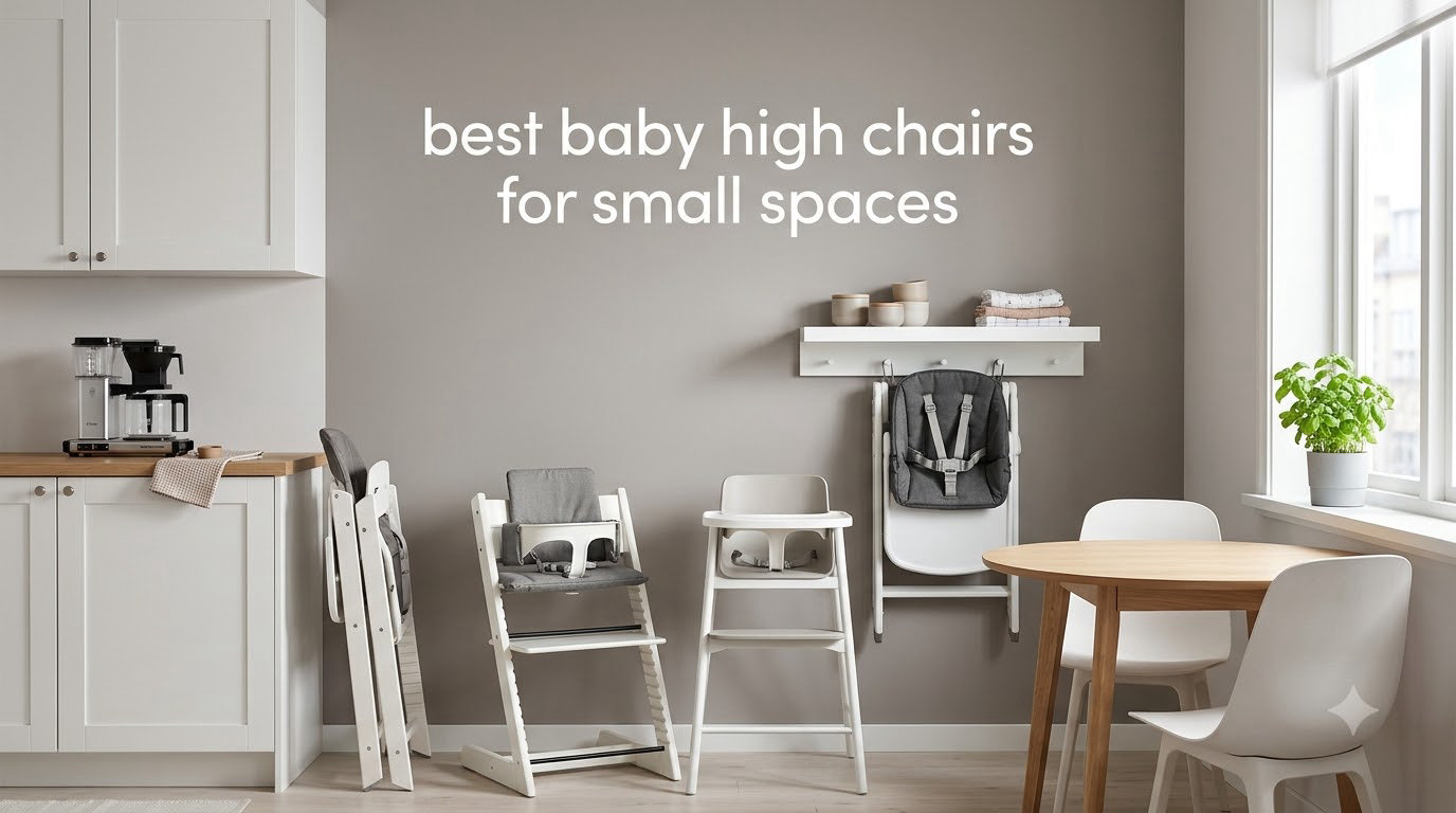 best baby high chairs for small spaces