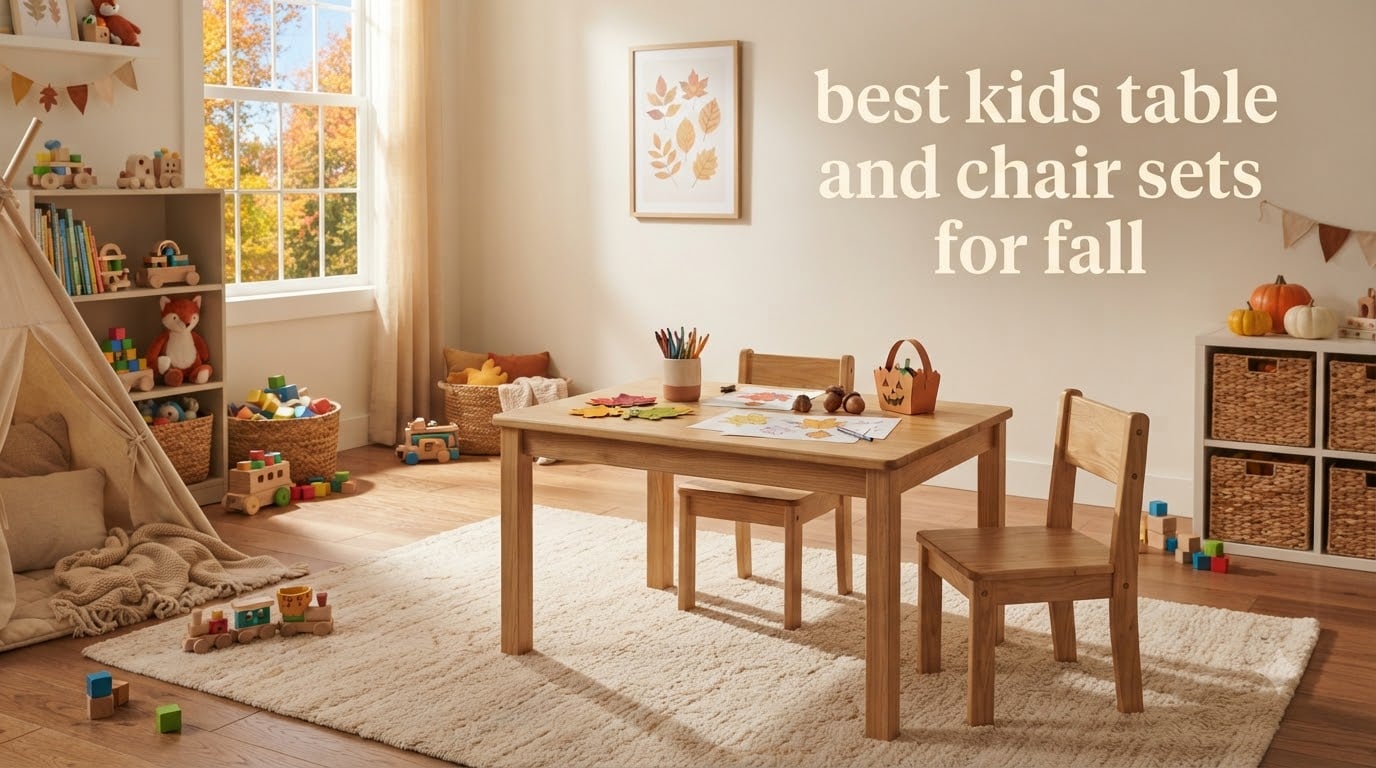 best kids table and chair sets for fall